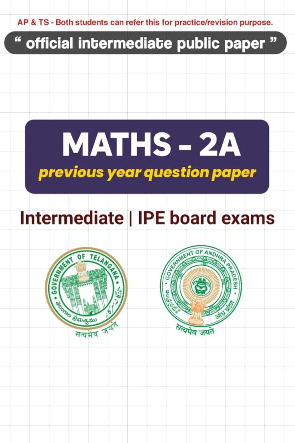Maths 2A - 12th IPE PYQ (AP&TS)